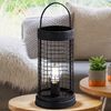 Tischleuchte, Gitter-Design, schwarz, H 52 cm, TIANA Bild 2