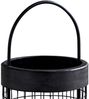 Tischleuchte, Gitter-Design, schwarz, H 52 cm, TIANA Bild 4