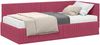 vidaXL Eckbettgestell mit Matratze mit Kopfteil 2 pcs Grün Samt 3393822 Bild 2