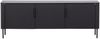 TV-Board Gunnar aus FSC-Kiefer, modern, mattschwarz, 154 cm, vielseitig aufstellbar Bild 3