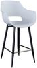 KAWOLA Thekenhocker ZAJA Barstuhl Sitzhöhe 65 cm Kunststoff weiß 103 x 59 x 57 cm Bild 3