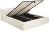 Selsey 'Tilves Slim'Polsterbett 160x200 mit Bettkasten und Lattenrost, Chenille, creme Bild 4