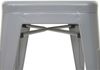 4er-Set Hocker HWC-A73, Metallhocker Sitzhocker, Metall Industriedesign stapelbar ~ grau Bild 5