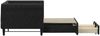 vidaXL Tagesbett Ausziehbar mit Schubladen Schwarz 80x200 cm Samt 3197816 Bild 4