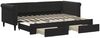 vidaXL Tagesbett Ausziehbar mit Schubladen Schwarz 80x200 cm Samt 3197816 Bild 2
