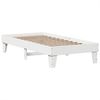 vidaXL Massivholzbett ohne Matratze Weiß 90x200 cm Kiefernholz 3308853 Bild 5