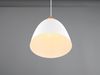 LED Pendelleuchte Lampenschirm Metall/Holz Weiß dimmbar, Ø 25cm Bild 5