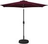 vidaXL Gartenparasol mit LED-Lichtern und Sockel 270 x 270 cm 42036262 Bild 2