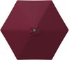 vidaXL Gartenparasol mit LED-Lichtern und Sockel 270 x 270 cm 42036262 Bild 5