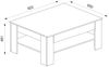 Couchtisch Milan Weiß/Goldkraft Eiche 92.2 x 65 cm Vicco Bild 3