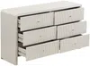Vente-unique - MIRENALO Kommode Holz, Platte Beige - B 40 cm x H 81,9 cm x L 138,9 cm Bild 4