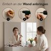 Bellamio 'Livny' Schminkspiegel, 110x70 cm, Wandspiegel aus HD-Glas (mit Wandbefestigung) Bild 4