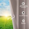 Blumtal Verdunkelungsvorhang Verdunkelungsvorhang 2er-Set Thermovorhang Wärme- & Kälteisolierend, OEKO TEX Zertifiziert mit Kräuselband Bild 4