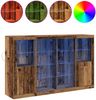 vidaXL LED-Sideboard Altholz 163 x 37 x 100 cm Holzwerkstoff 3333121 Bild 4