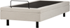 Verstellbares Bett ohne Kopfteil DUKE II 90 x 200 cm Stoff Helles Beige Bild 4