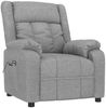 vidaXL Relaxsessel Elektrisch Hellgrau Stoff 3143567 Bild 3