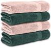 Komfortec Handtuch Set 100% Baumwolle, 470 g/m², Frottee (Set, 4-St), Handtücher 50x100 cm Set, Weich Bild 4