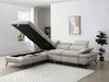 Vente-unique - SURDELI Sofa Stoff Beige - B 233 cm x H 79 cm x L 280 cm Bild 3