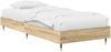 vidaXL Bettrahmen Sonoma-Eiche 80 x 200 cm Holzwerkstoff 8009045 Bild 2