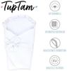 Einschlagdecke TupTam Unisex Baby Einschlagdecke mit Schleife, TupTam Bild 2