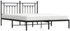 Doppelbett, Bettgestell Modernen mit Kopfteil Metall Schwarz 160x200 cm d543e Bild 5