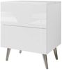 Lookway Nachttisch AURA LUX mit Hochglanzfronten und LED-Beleuchtung, (1x Nachttisch), Breite: 45 cm Bild 1