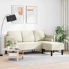 vidaXL Sofa Set mit Kissen Creme Polyester 42001933 Bild 3