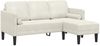 vidaXL Sofa Set mit Kissen Creme Polyester 42001933 Bild 2