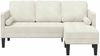 vidaXL Sofa Set mit Kissen Creme Polyester 42001933 Bild 4