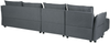 Ecksofa TOMRA Stoff Graphitgrau Rechtsseitig Bild 5