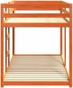 vidaXL Etagenbett Wachsbraun 90x200 cm Massivholz Kiefer 3214874 Bild 5