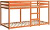 vidaXL Etagenbett Wachsbraun 90x200 cm Massivholz Kiefer 3214874 Bild 3