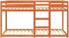 vidaXL Etagenbett Wachsbraun 90x200 cm Massivholz Kiefer 3214874 Bild 4