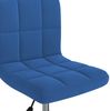 vidaXL Esszimmerstuhl Drehbar Blau Samt, Drehbar [3087600] Bild 4