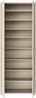 Forte ALICE SPRINGS Schuhschrank 70 80, moderner Flurschrank mit 4 Türen und 8 Einlegeböden, Holzwerkstoff, Kaschmir/Beige, 74,5 cm breit x 191,9 cm hoch x 34,9 cm tief Bild 4