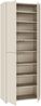 Forte ALICE SPRINGS Schuhschrank 70 80, moderner Flurschrank mit 4 Türen und 8 Einlegeböden, Holzwerkstoff, Kaschmir/Beige, 74,5 cm breit x 191,9 cm hoch x 34,9 cm tief Bild 5
