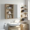 vidaXL Badezimmer-Wandschrank mit Regal Sonoma-Eiche 40 x 14 x 70 cm 889361 Bild 4