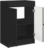 vidaXL Unter dem Waschbecken Badschrank Schwarz 78,5 x 37,5 x 81 cm 890045 Bild 4