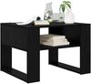 vidaXL Couchtisch Schwarz Eichen-Optik 66 x 53 x 45 cm Holzwerkstoff 8000101 Bild 3