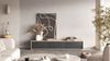 Selsey 'Moddern' TV-Lowboard mit Wandmontageoption, Eiche / Anthrazit, 32 x 180 x 36 cm Bild 3
