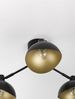 Nova Luce 9555807 GETI Deckenleuchte mit Leuchtenarm 3-flammig Schwarz Gold E14 Bild 5