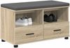 vidaXL Flurbank mit Kissen mit Schubladen Sonoma-Eiche 80 x 38 x 46 cm 891458 Bild 3