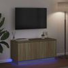 vidaXL TV-Schränk Sonoma-Eiche 100 x 38 x 49 cm Holzwerkstoff 869668 Bild 5