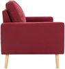 vidaXL 2-Sitzer-Sofa Weinrot Stoff [288710] Bild 4