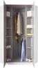 Eckschrank Bitburg Eckkleiderschrank 95x95cm Farbe: braun Bild 4