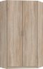 Eckschrank Bitburg Eckkleiderschrank 95x95cm Farbe: braun Bild 2