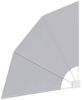 vidaXL Balkon Sichtschutz 115 x 115 cm Polyester Grau 42000941 Bild 4