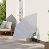 vidaXL Balkon Sichtschutz 115 x 115 cm Polyester Grau 42000941 Bild 3