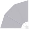 vidaXL Balkon Sichtschutz 115 x 115 cm Polyester Grau 42000941 Bild 2