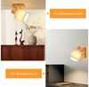 Nettlife Deckenstrahler 1/2/3/4 Flammig Vintage Schwarz E14 Schwenkbar Deckenleuchte, Schwenkbar 350°, LED wechselbar, Wohnzimmer Schlafzimmer Küche Flur Bild 3
